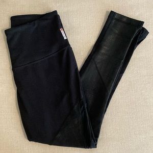 Zella black leggings with shine